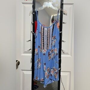 Lily Rose Blue Floral Dress